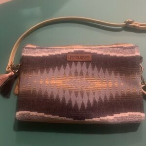 Pendleton crossbody bag/ 10.5 x 6.5
